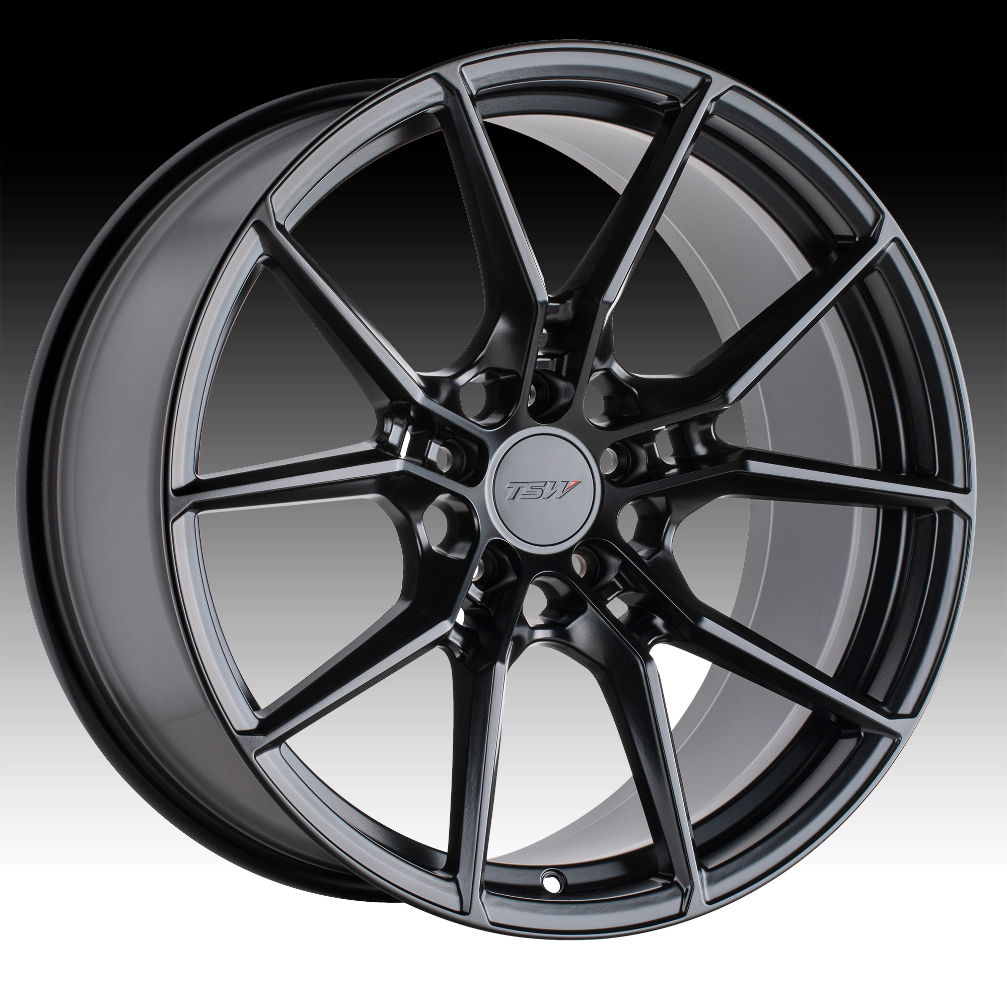 Tsw Neptune Semi Gloss Black Custom Wheels Neptune Fft Tsw Custom